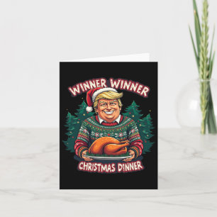 Funny Trump Weihnachts-Spaß Gewinner Christma Karte