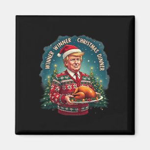Funny Trump Weihnachts-Spaß Gewinner Christma Magnet