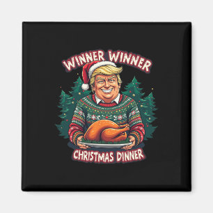 Funny Trump Weihnachts-Spaß Gewinner Christma Magnet