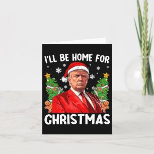 Funny Trump Weihnachts-Weihnachtsmannmütze werde i Karte