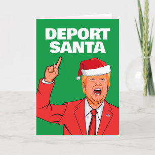 Funny Trump Weihnachtsdepot Karte