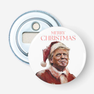 Funny Trump Weihnachtskarte Flaschenöffner
