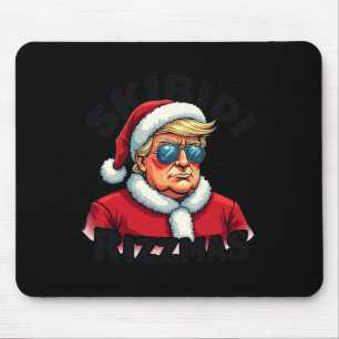 Funny Trump Weihnachtsmann Trump Skibidi Ri Mousepad