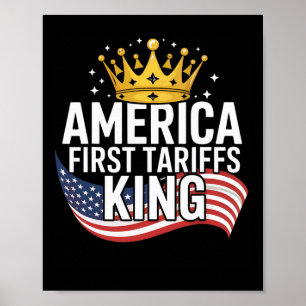 Funny Trump Zolltarife arbeiten Börsenumlage Zoll Poster