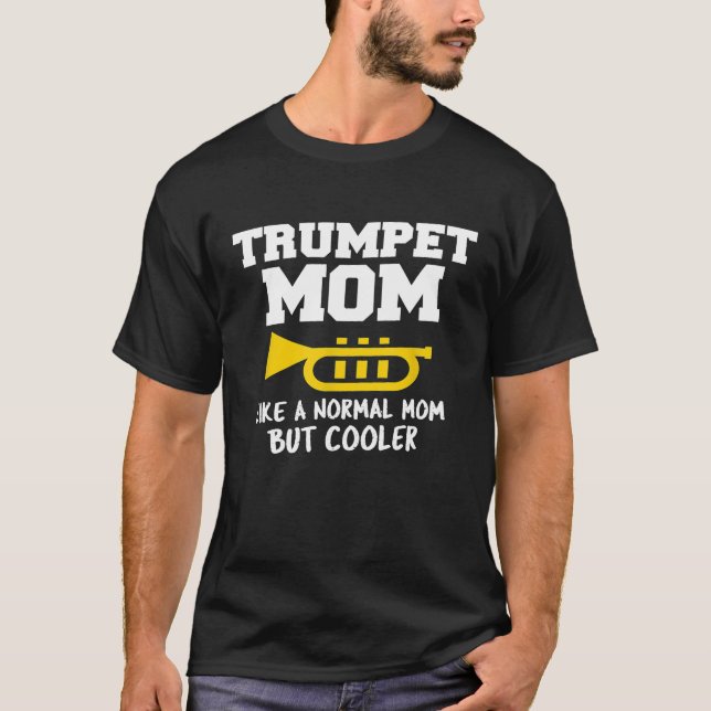 Funny Trumpet Mama Shirt Cool Marching Band Niedli (Vorderseite)