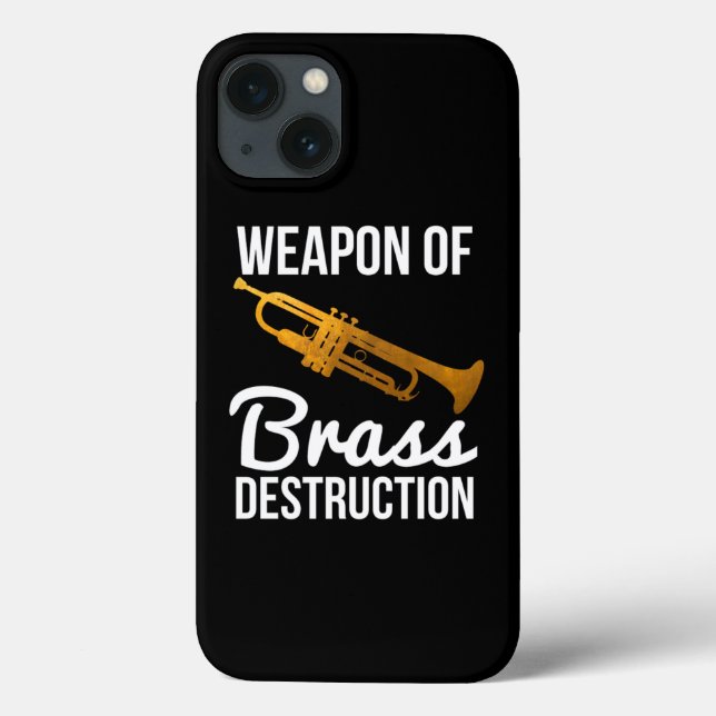 Funny Trumpet Spieler Geschenkwaffe für Brass Zers Case-Mate iPhone Hülle (Rückseite)