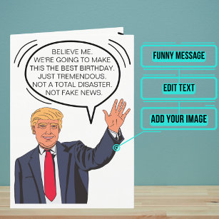 Funny Trumpisms Birthday Card Karte
