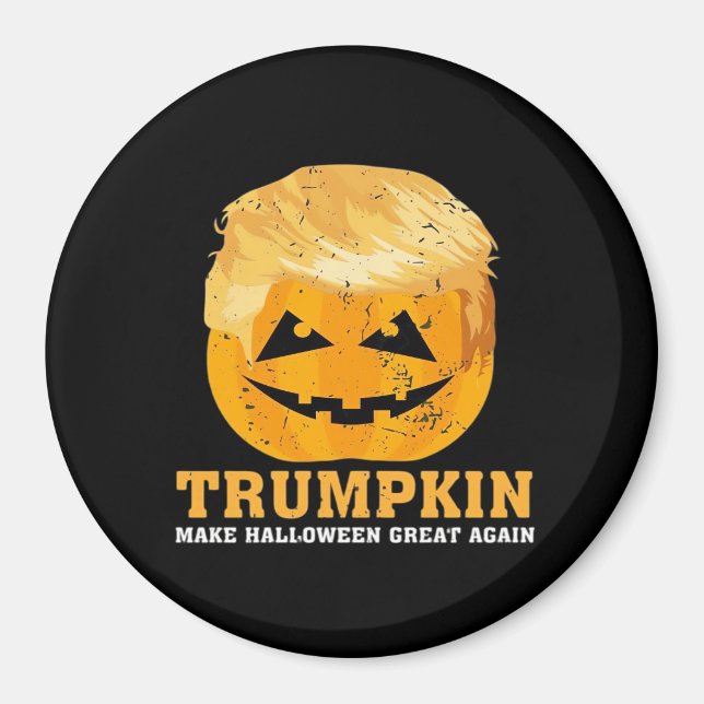 Funny Trumpkin macht Halloween wieder groß Magnet (Vorne)
