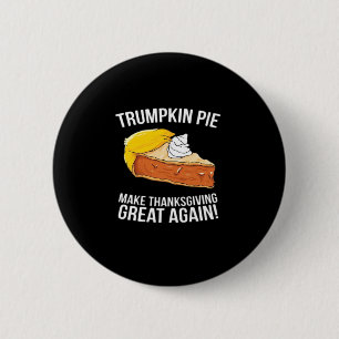 Funny Trumpkin Pie Erntedank wieder groß machen Button