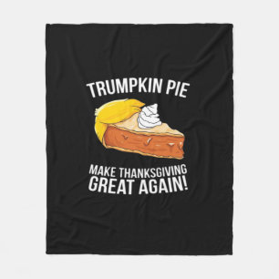 Funny Trumpkin Pie Erntedank wieder groß machen Fleecedecke