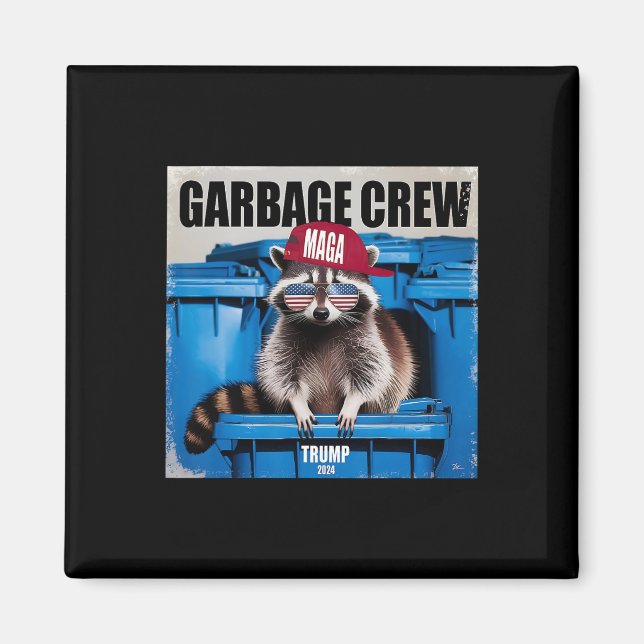 Funny Trumps Unterstützer sind Garbage Joe Biden G Magnet (Vorne)