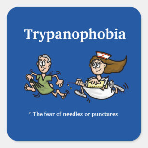 Funny Trypanophobia (Angst vor Needles) Stickers