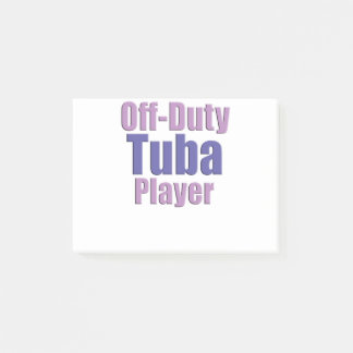 Funny Tuba Post-it Klebezettel