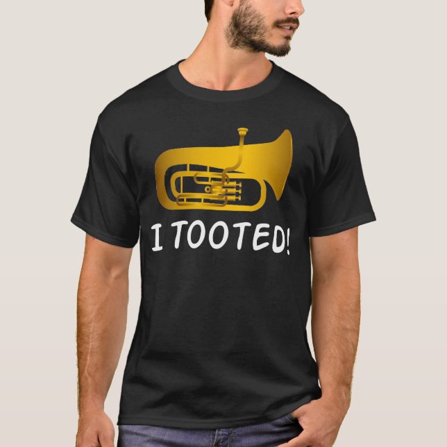 Funny Tuba Shirt - Tuba Geschenke - ich getobt (Vorderseite)