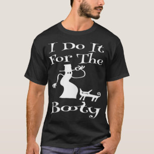 Funny tue ich es für den Hintern Ghost katzenkatze T-Shirt
