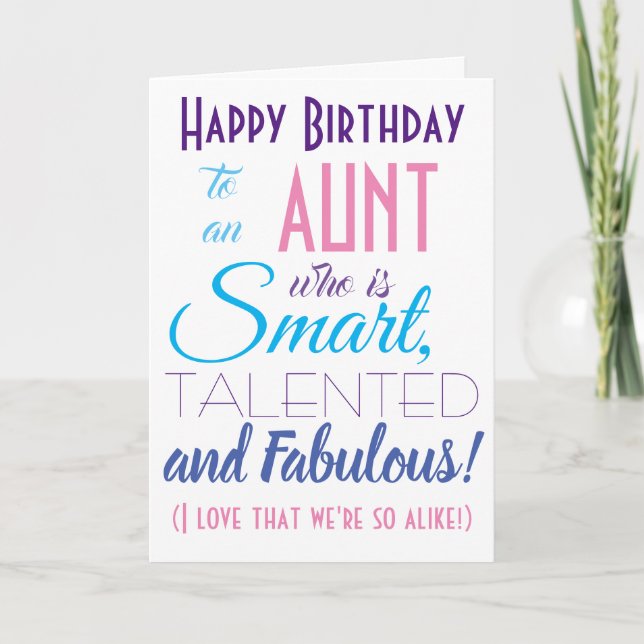 Funny Tunt Happy Birthday Card Karte (Vorderseite)