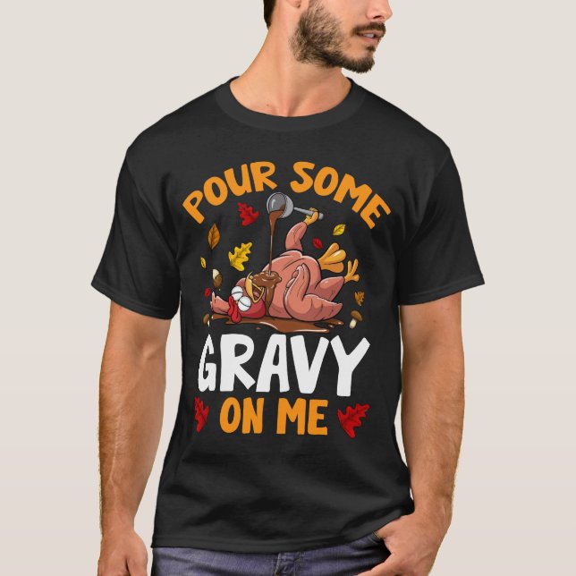 Funny Turkey Erntedank Holiday Geschenk Männer Fra T-Shirt (Vorderseite)