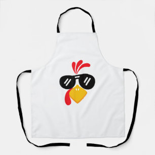 Funny Turkey Gesicht Erntedank Niedlich Boys Girls Schürze
