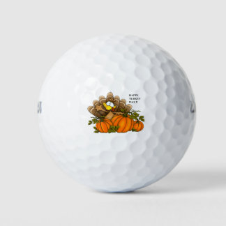 Funny Turkey Golfball