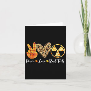Funny Turkey Peace Liebe Krass Tech Fall Erntedank Karte