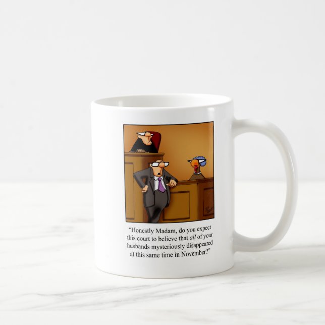 Funny Turkey Trial Erntedank Tasse (Rechts)