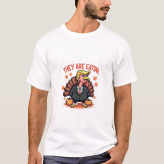 Funny Turkey Trump Erntedank T-Shirt