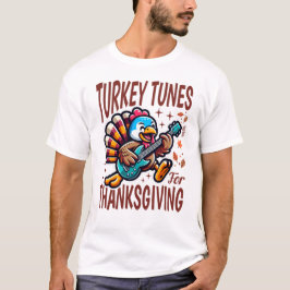 Funny Turkey Tunes Erntedank Music T-Shirt