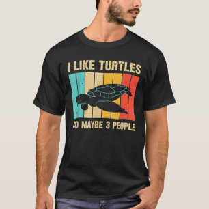 Funny Turtle Design Sea Schildkröte Lover Men Wome T-Shirt