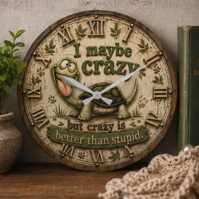 Funny Turtle Große Wanduhr (Von Creator hochgeladen)