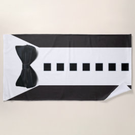 Funny Tuxedo 🎩 Niedliche Minimalistische Elegance Strandtuch