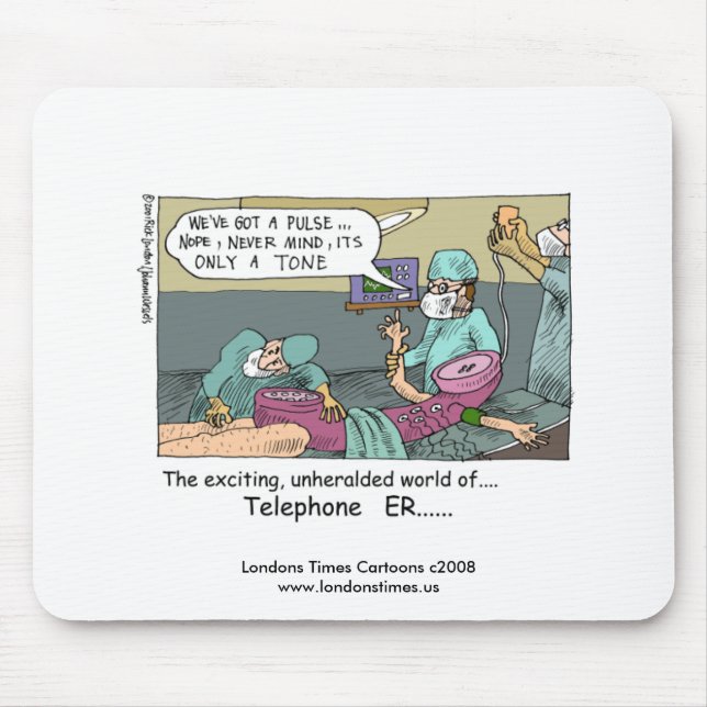 Funny TV Show "E.R" Parody Mouse Pad Mousepad (Vorne)