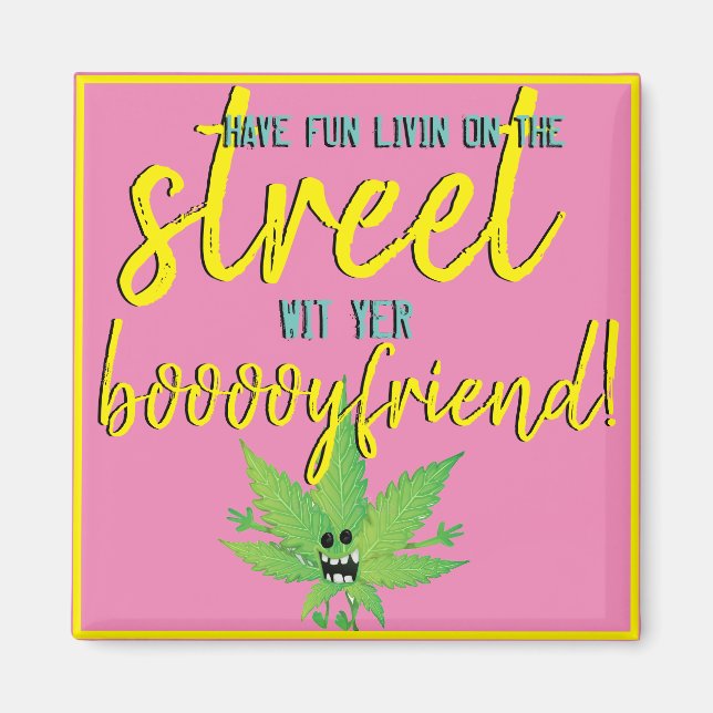 Funny TV Zitat "Babs" Magnet (Vorne)