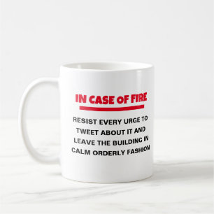 Funny Tweet Urge Customizable Social Media Spaß Kaffeetasse