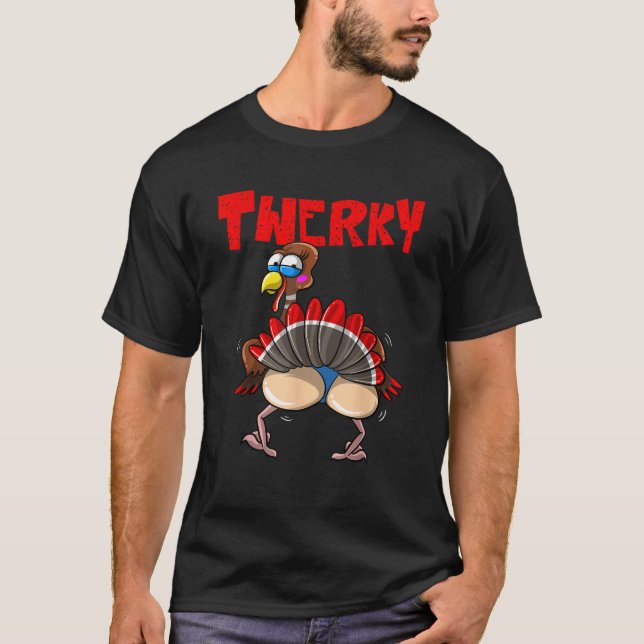 Funny Twerky Dance Niedliche Liebe Twerk Tancing T T-Shirt (Vorderseite)