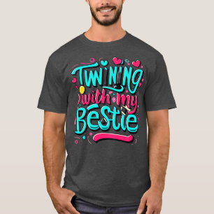 Funny Twin Matching Twins Day Friends Twinning mit T-Shirt