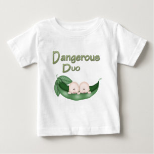 Funny Twins Baby T-shirt
