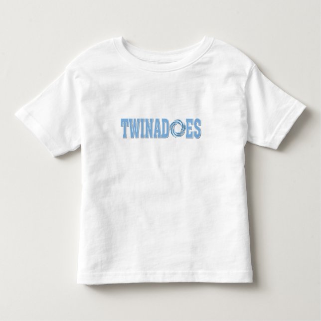 Funny Twins Kleinkind T-shirt (Vorderseite)