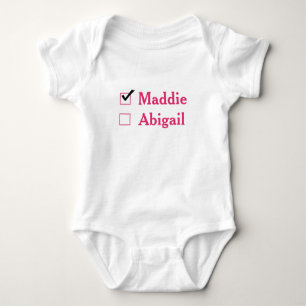 Funny Twins Pink Baby Bodysuit Baby Strampler