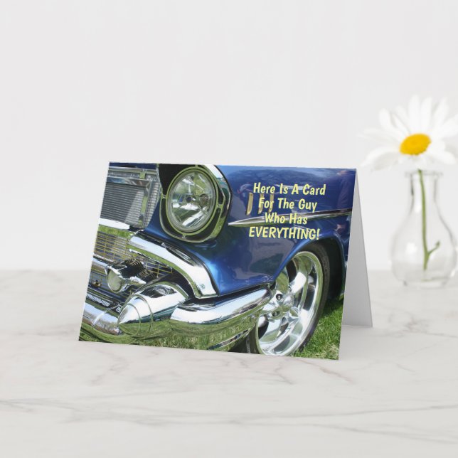 Funny Typ, der alles hat, Blue '57 Chevy, Vs 2 Karte (Kleine Pflanze)