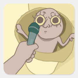 Funny Typ kann Aufkleber