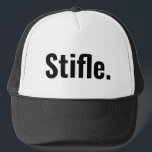 Funny Typografy Zitat stiffbe ruhig sarkastisch Truckerkappe<br><div class="desc">Sonnige Typografie zitiert .Keine Reden. Bitte festhalten. Versuchen zu meditieren,  konzentrieren. Sei schon still! In Schwarz-Weiß-Farben.</div>