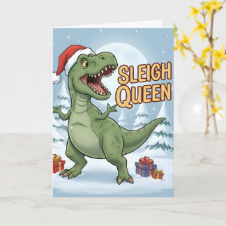 FUNNY TYPOGRAPHY CHRISTMAS KARTE