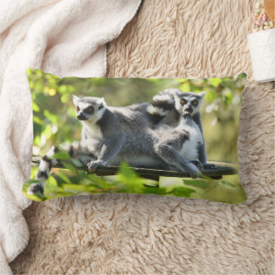 Funny überraschend Lemurs von Madagaskar Lendenkissen