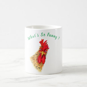 Funny überraschend Rooster-Tasse mit Text Kaffeetasse