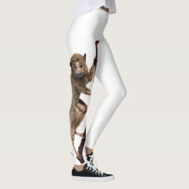 Funny überraschend Taxidermy Lemur Monkey Creature Leggings