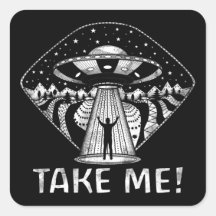 Funny UFO Alien Entführung Verschwörung nehmen mic