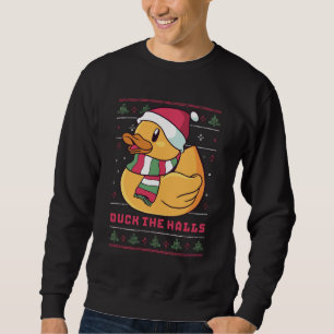 Funny Uggli Weihnachts Sweater Niedlich Duck The H Sweatshirt