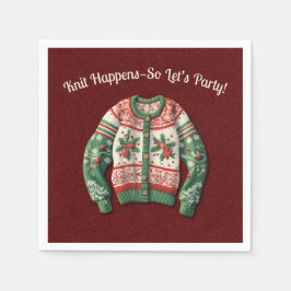 Funny Uggli Weihnachts-Weihnachtsfeier Serviette