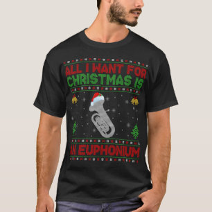 Funny Ugly Alles, was ich zu Weihnachten Wollte, i T-Shirt