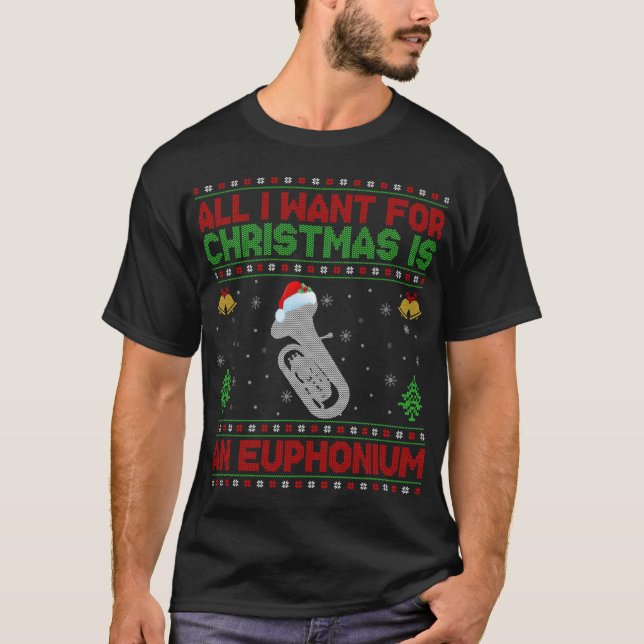 Funny Ugly Alles, was ich zu Weihnachten Wollte, i T-Shirt (Vorderseite)